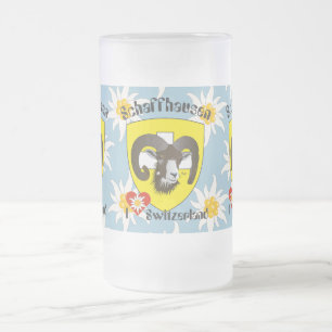 Schaffhausen - Switzerland - Suisse - Svizzera Frosted Glass Beer Mug