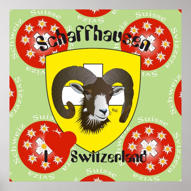 Schaffhausen - Switzerland - Suisse - Svizzera Pos Poster (Front)