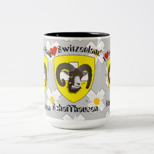 Schaffhausen - Switzerland - Suisse - Svizzera Two-Tone Coffee Mug