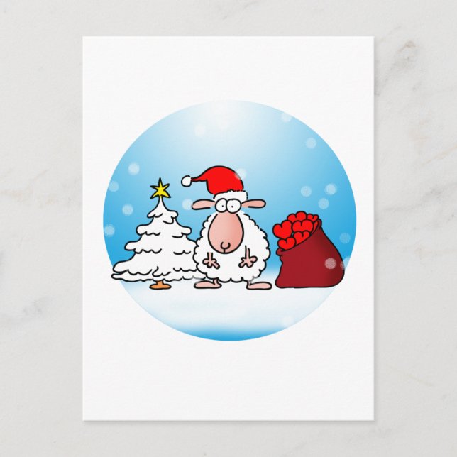 Schafsweihnacht Postcard (Front)