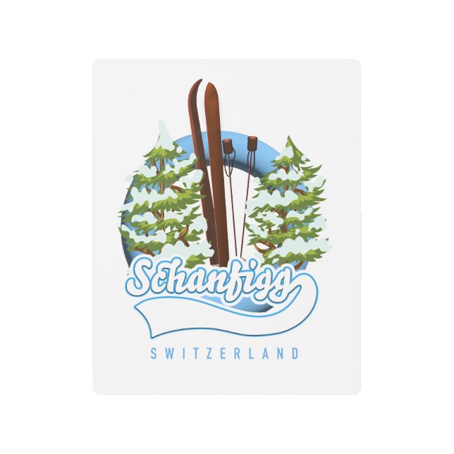 Schanfigg Switzerland ski poster (Front)