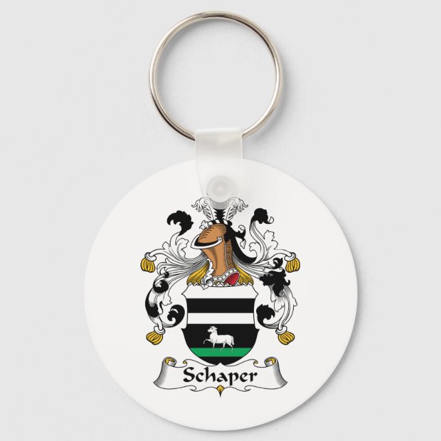 Schaper Family Crest Keychain (Front)