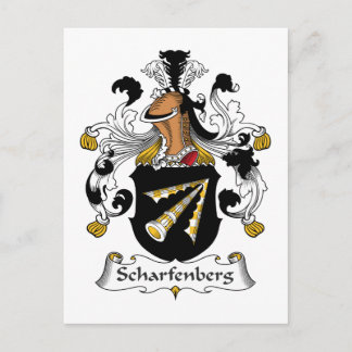 Scharfenberg Family Crest Postcard