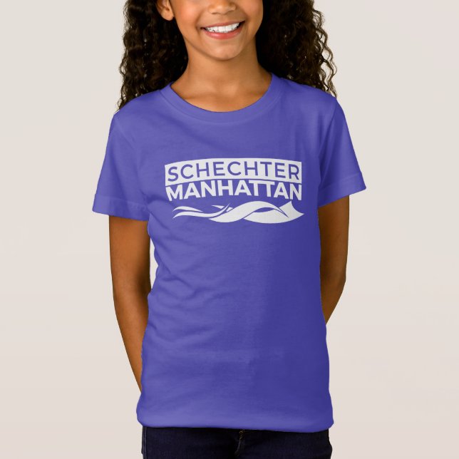 Schechter Manhattan Colorful (girl's cut) T-Shirt (Front)