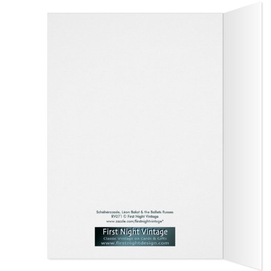 Schéhérazade, Léon Bakst & the Ballets Russes (Inside (Left))