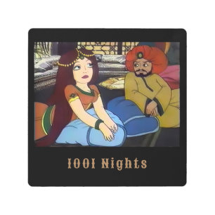 Scheherazade One Thousand and One Arabian Nights Metal Print