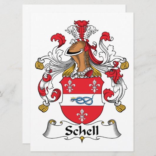 Schell Family Crest (Front/Back)