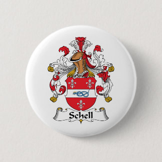 Schell Family Crest Pinback Button
