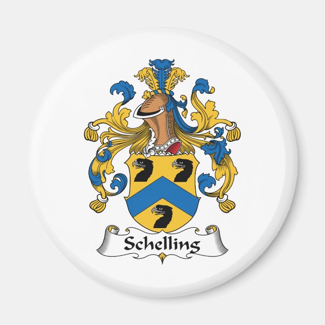 Schelling Family Crest Magnet (Front)