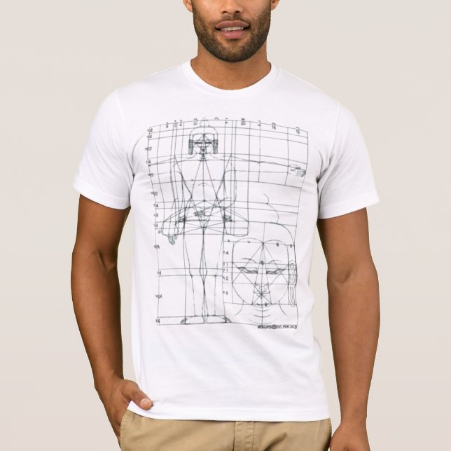schematic buddha T-Shirt (Front)
