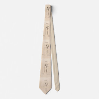 Schematic for Edison"s light bulb patent Tie