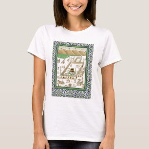 Schematic View of Mecca, showing the Qua'bah, from T-Shirt