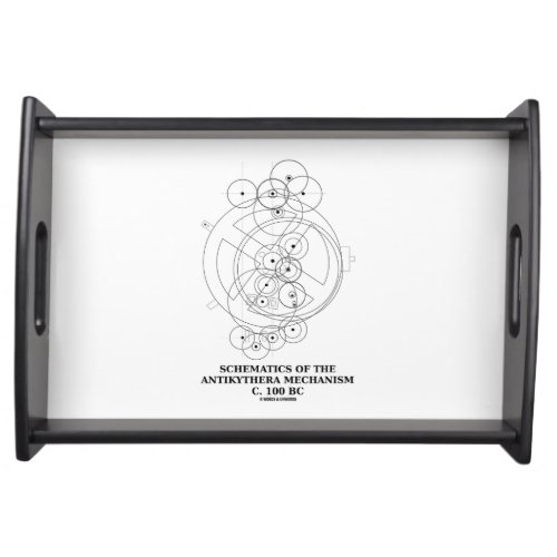 Schematics Of The Antikythera Mechanism Diagram Serving Tray