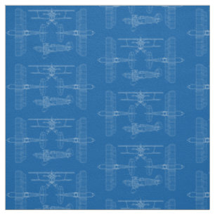 Scheme of vintage airplane fabric