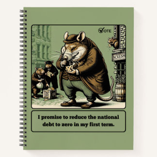 Scheming Tails: The Conniving Rat Politician  Notebook