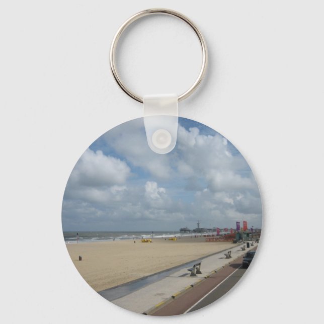 Scheveningen beach keychain (Front)