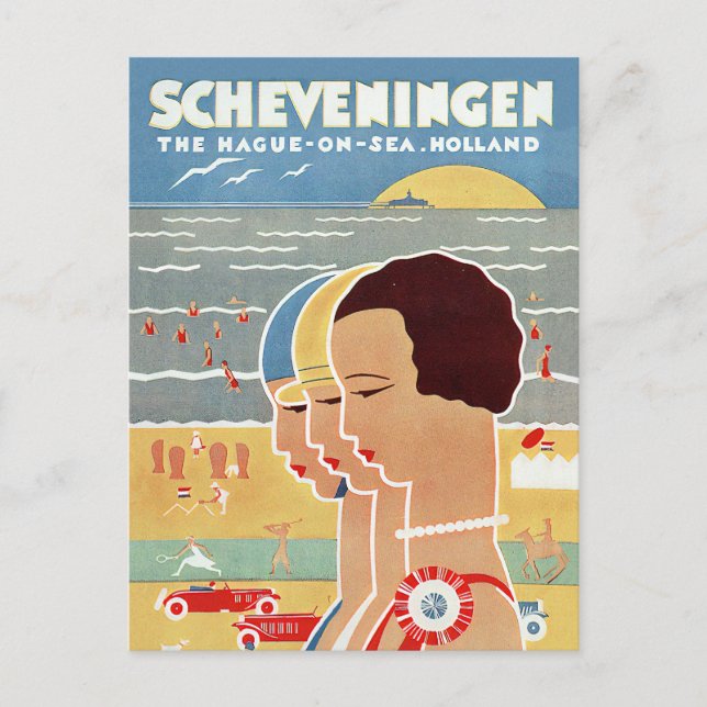 Scheveningen Beach Postcard (Front)
