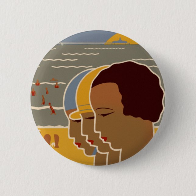 Scheveningen Pinback Button (Front)