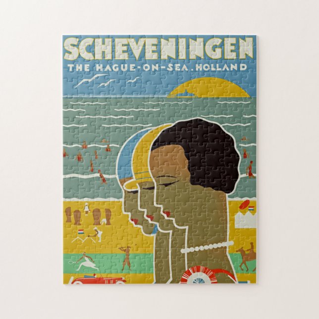 Scheveningen ~ The Hague on Sea, Holland Jigsaw Puzzle (Vertical)