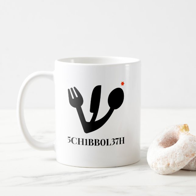 schibboleth coffee mug (With Donut)