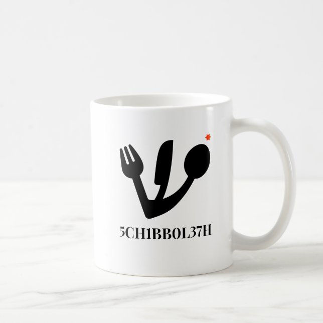 schibboleth coffee mug (Right)