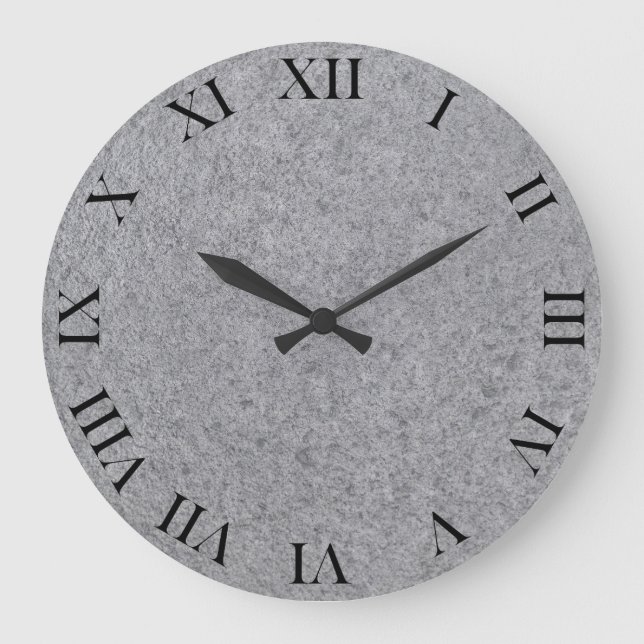 Schieferhintergrund Large Clock (Front)