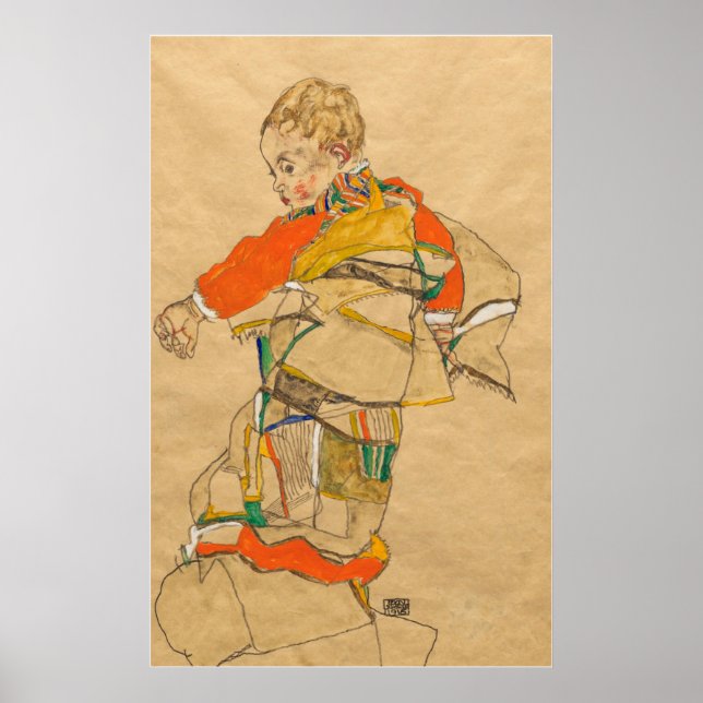 Schiele - Portrait Of A Child (Anton Peschka Jr.) Poster (Front)
