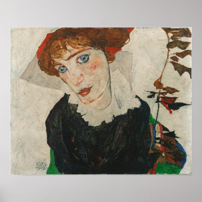 Schiele - Portrait Of Wally Neuzil Poster (Front)