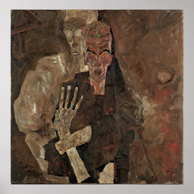 Schiele - Self Seers (Death And Man) Poster (Front)