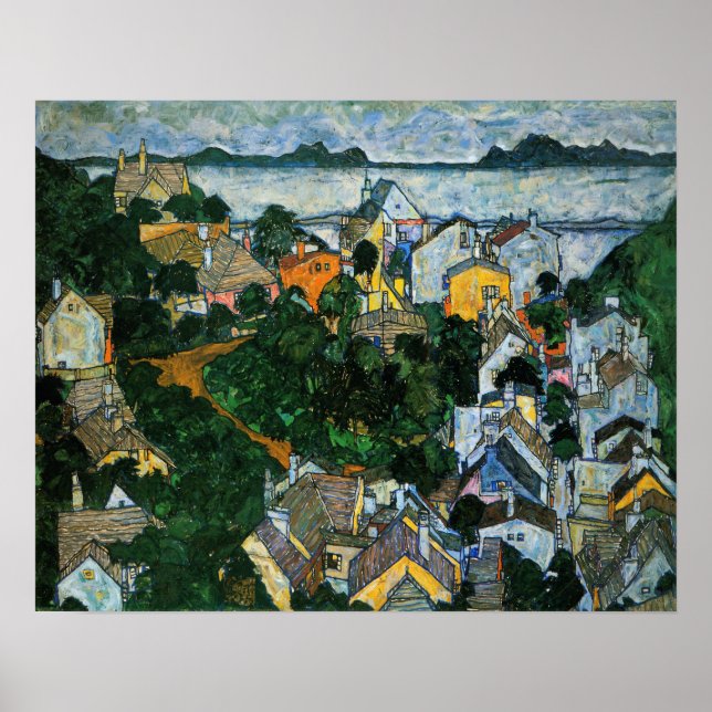 Schiele - Summer Landscape Poster (Front)