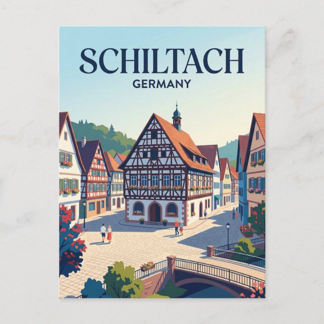 Schiltach Germany Postcard (Front)