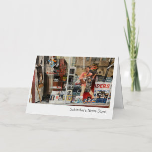 Schinders News Store Greeting Card