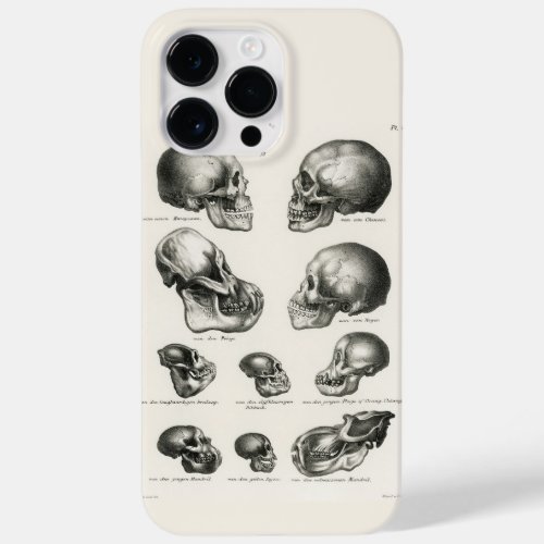 Schinz de Visser Human Monkey  Ape Skulls Case_Mate iPhone 14 Pro Max Case