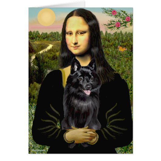 Schipperke 7 - Mona Lisa Cards (Front)