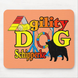Schipperke Agility Gifts Mouse Pad