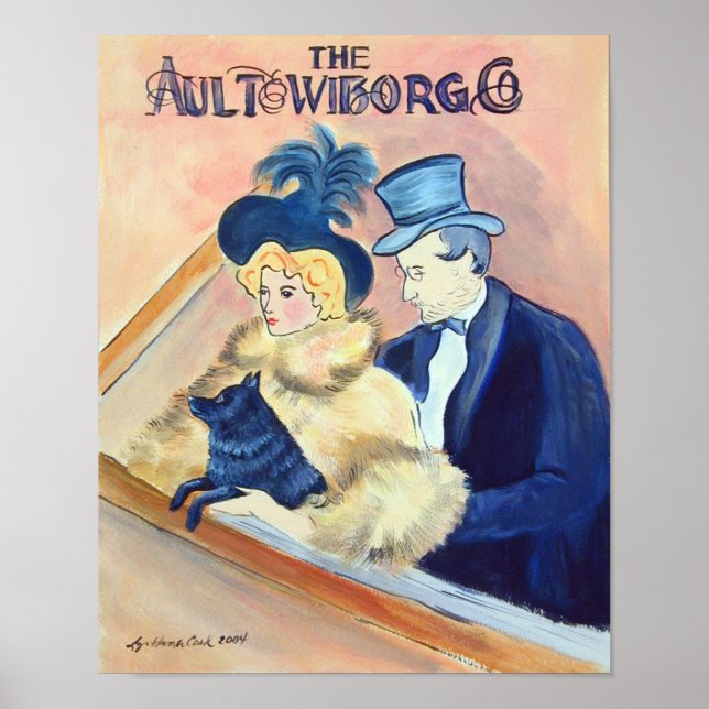 Schipperke Art Wall Print (Front)