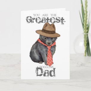 Schipperke Dad Card