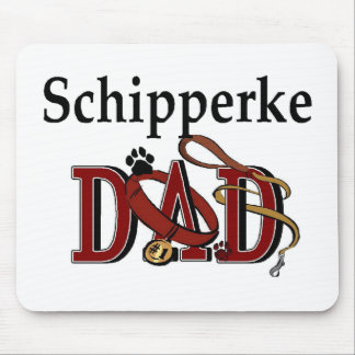 Schipperke Dad Gifts Mouse Pad