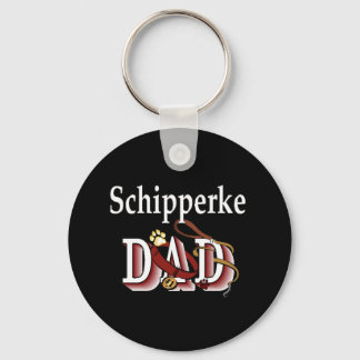 schipperke dad Keychain
