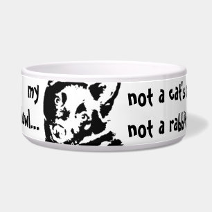 Schipperke Dog Picture Bowl