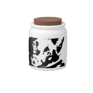 Schipperke Dog Picture Candy Jar