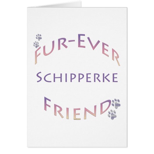 Schipperke Furever Friend (Front)