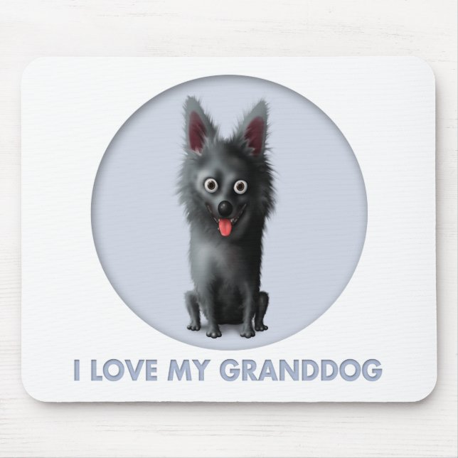 Schipperke Granddog Mouse Pad (Front)