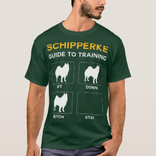 Schipperke Guide To Training Dog Obedience Dog T-Shirt