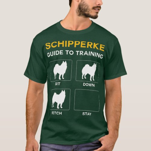 Schipperke Guide To Training Dog Obedience Dog T_Shirt