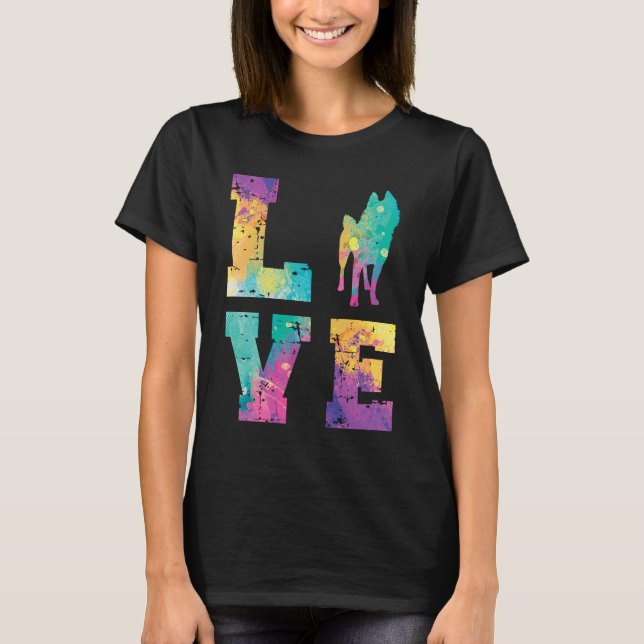 Schipperke Love T-Shirt (Front)