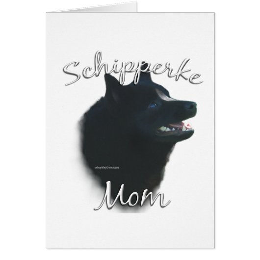Schipperke Mom 2 Cards (Front)