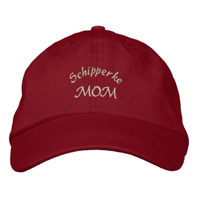 Schipperke Mom Gifts Embroidered Baseball Hat (Front)