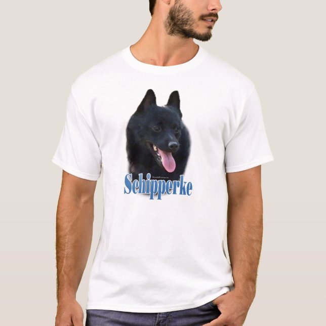 Schipperke Name T-Shirt (Front)