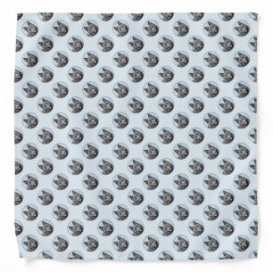 Schipperke Painting - Cute Original Dog Art Bandana